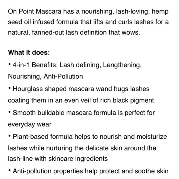 PUR On Point 4-in-1 Mascara Black | NEW | Travel Size | PÜR | Sealed - Picture 5 of 12